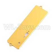 HSP 94188 spare parts-166664 166064 122064 (02111)-03 Upgrade Aluminum Battery Cover-Golden,Upgrade HSP 94188 RC Car Truck Parts,Upgrade HSP 1:10 RC Truck Spare parts Accessories,HSP 94188 Upgrade Parts